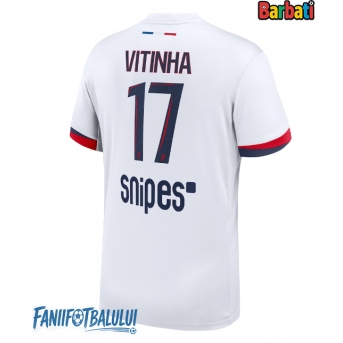Paris Saint-Germain Vitinha #17 Tricou Fotbal Replică 2025-26 Barbati Deplasare